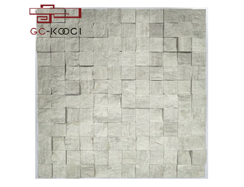 Mixed color whiteyellow stone decorative wall tile mosaic