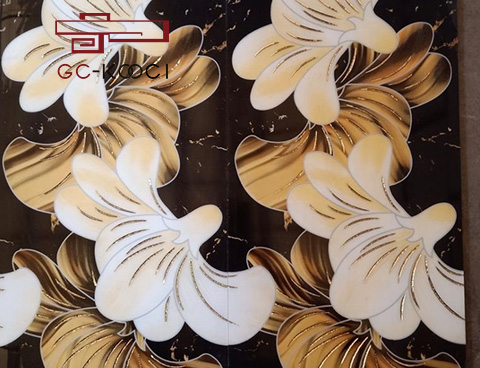 plated gold or silver wall decorative tile 300x600
