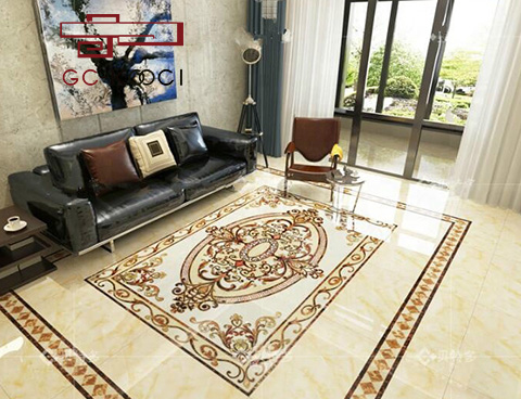 Interior Decoration Carpet Tiles with Gold Floor PricesDubai