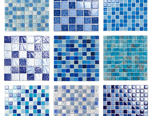  swimming pool wall decoration crystal glass mosaics