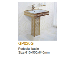 GP020G-Luxury Series Pedestal Basin