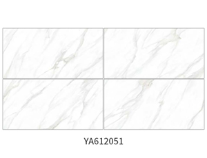 Fully polished glazed Carrara white stone slab 600x1200mm