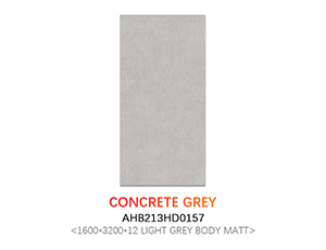 1600X3200X12mm cement gray textured sintered stone slab