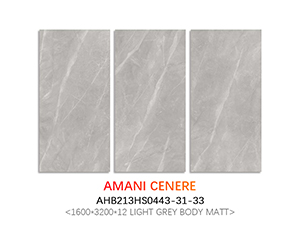 1600X3200X12mm marble textured sintered stone slab