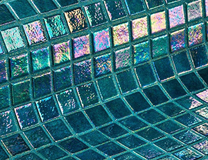 300mm swimming pool fantasy glass hot melt mosaic tiles outdoor garden